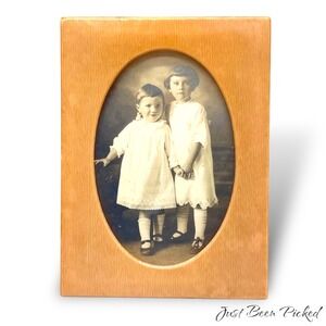 Vintage Photo Frame Celluloid / Plastic 5" x 3.75"